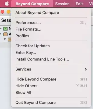 Here is the output on my end