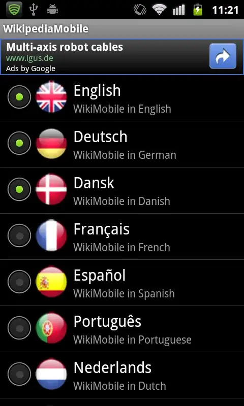 It look like this if I not use RadioGroup