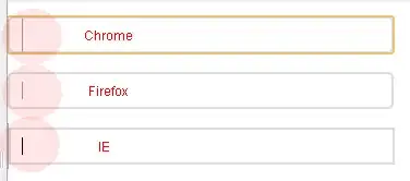 Screenshot of form fields