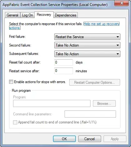 Incorrect appearance dialog