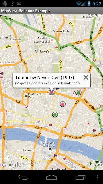 The database entries for "cardinstances"