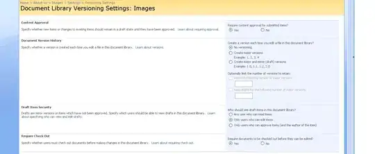 Screenshot showing Table of Contents with numbering
