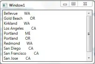 This is how the emulator screen looks like when i try to change the orientation