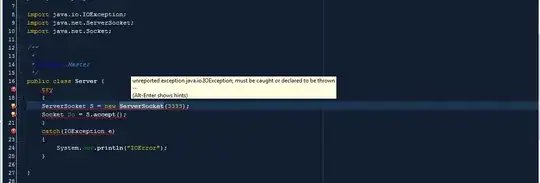 horizontal gradient across bars