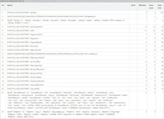 screenshot of what is happening