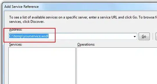 here is the image of the returned empty string in vscode terminal