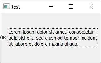 LineWrappedRadioButton screenshot