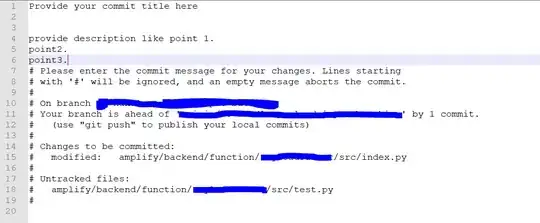 git commit opens editor which can be set by the command git config --global core.editor ""C:\Program Files (x86)\Notepad++\notepad++.exe""