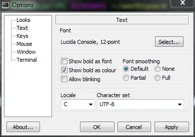 MinGW locale configuration
