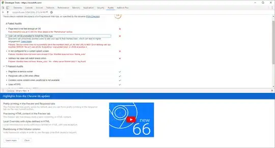 Separate "Test" project producing the same result