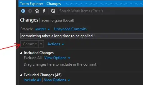 Just right here, whenever you click on commit button