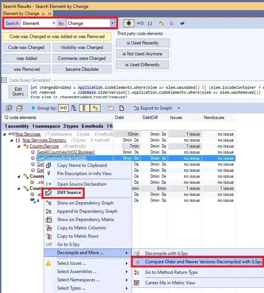Compare .NET Assemblies with NDepend