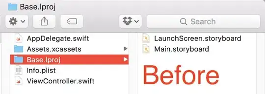 Xcode default storyboard folder structure