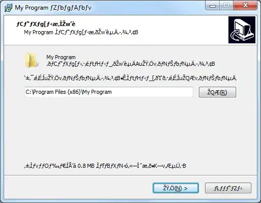 Japanese Ansi installer on English system