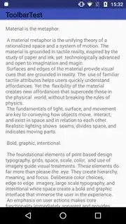 Toolbar height too small