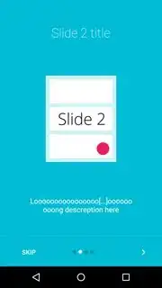 AppIntro example screenshot