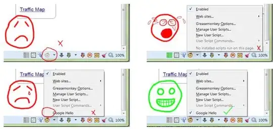 Click for a larger image. Greasemonkey states