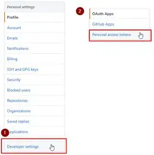 Create Personal Access Token