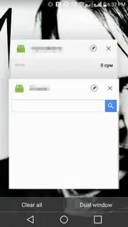 screenshot of the result