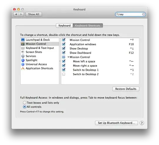 Full Keyboard Access: All Controls (Control+F7)