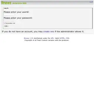 Rnews rendered on iphone