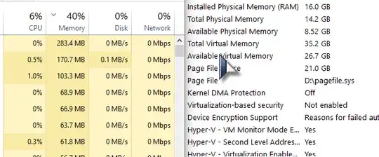 Here's my Task Manager and System Information