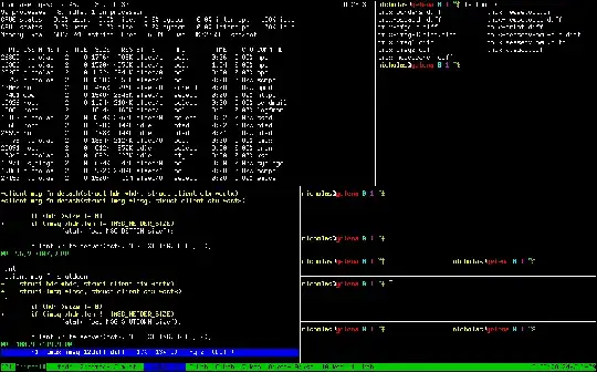 tmux session