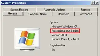 Windows XP System Properties