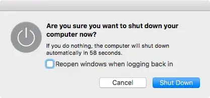 A border around the first focused UI element