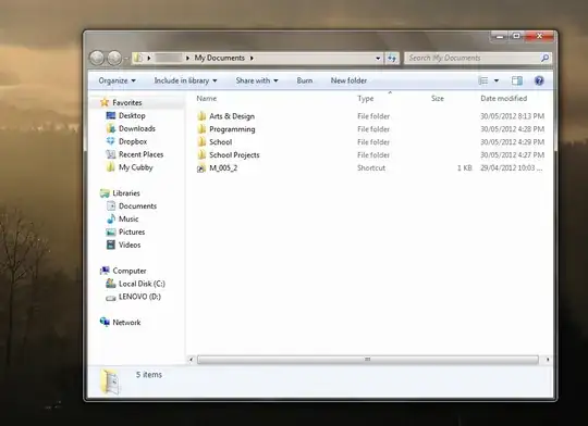 My Documents on Windows 7.