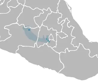Map of Matlatzinca languages